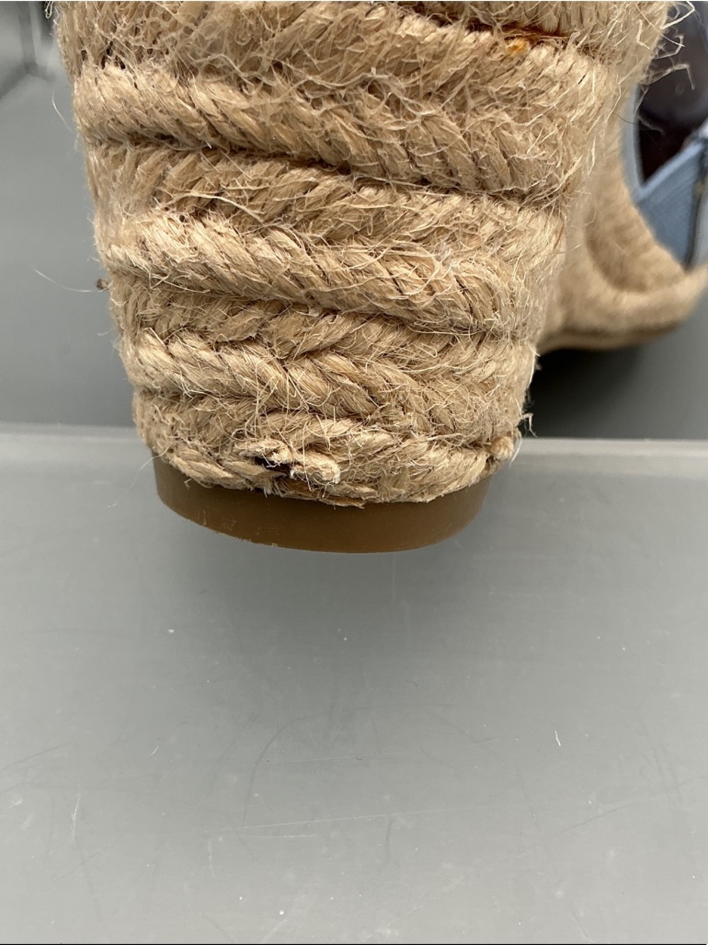 Style & Co. Mailena Light Blue Espadrille Wedge Ankle-Strap Sandals, size 8 - Picture 6 of 8